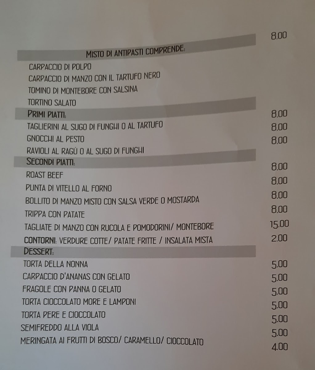 Menu Hotel Ristorante Da Bruno-8