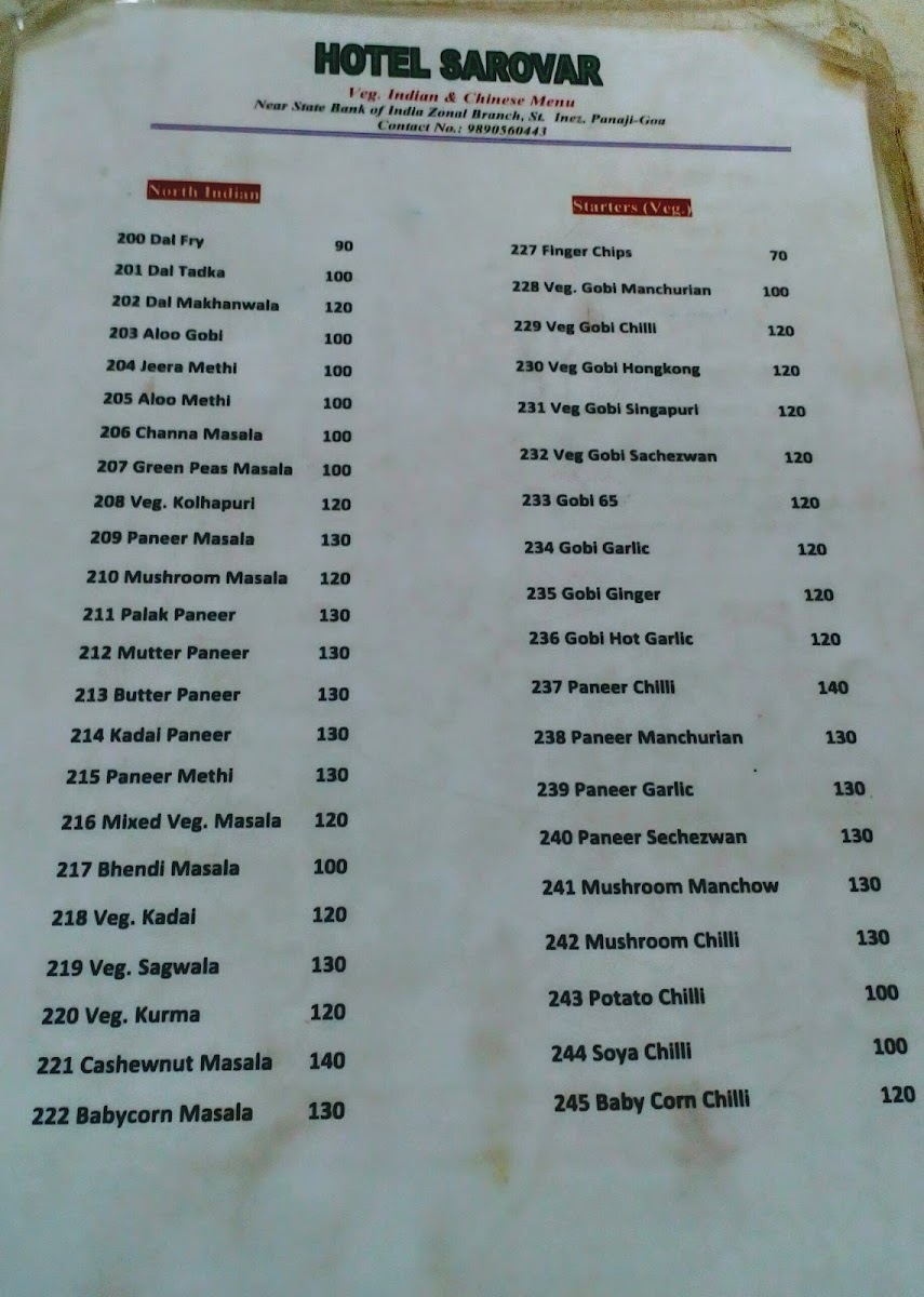 Menu Hotel Sarovar-4