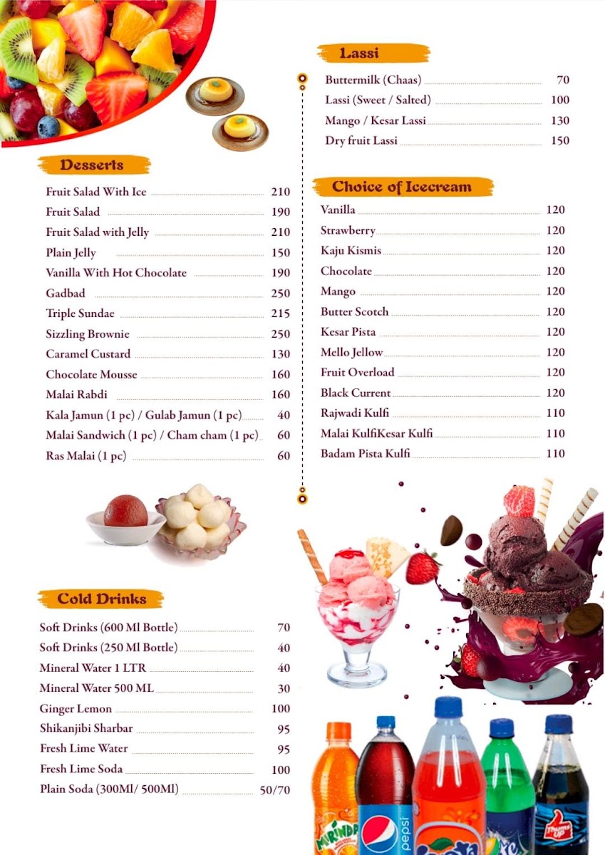 Menu Hotel Shilpa Residency-5