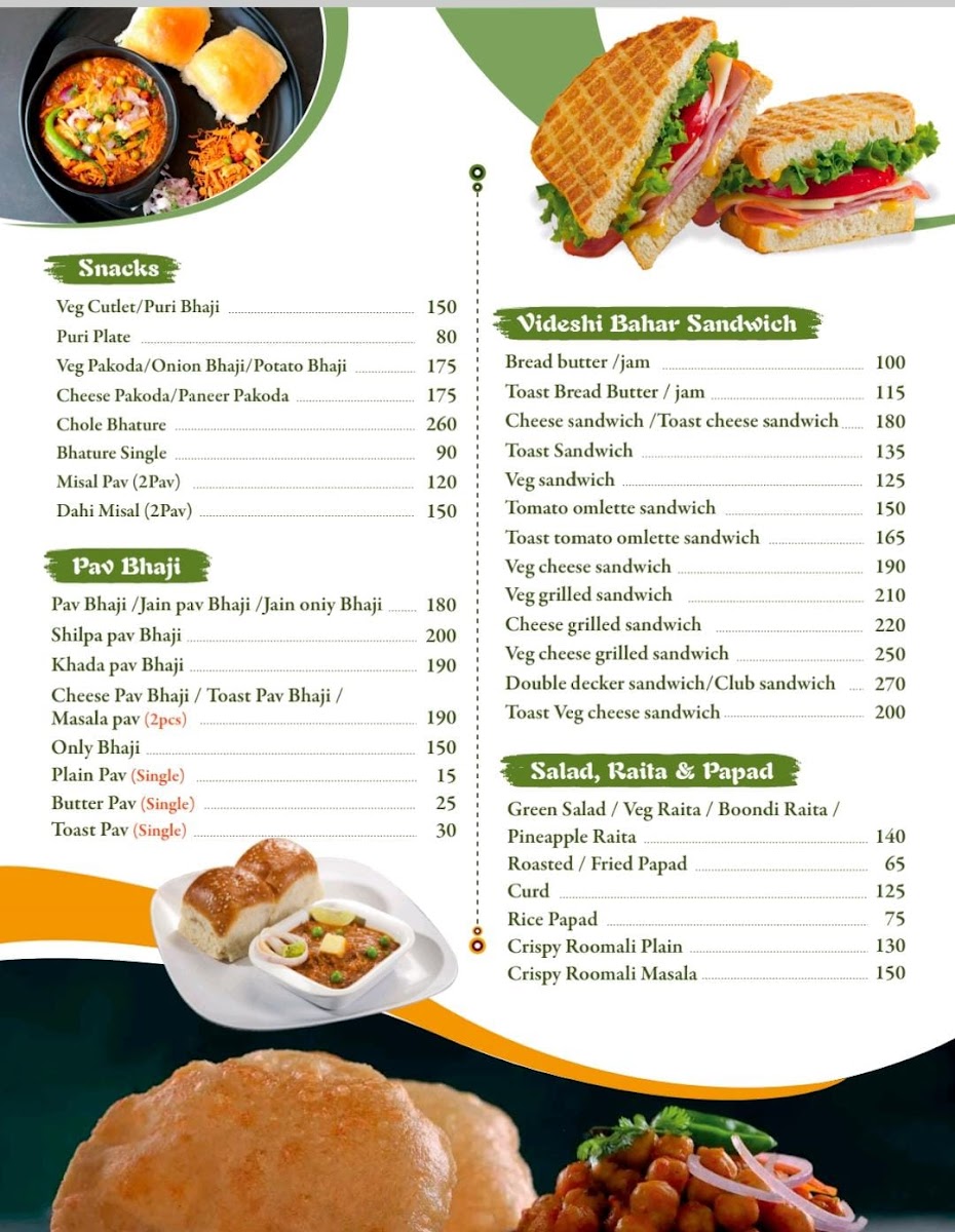 Menu Hotel Shilpa Residency-8