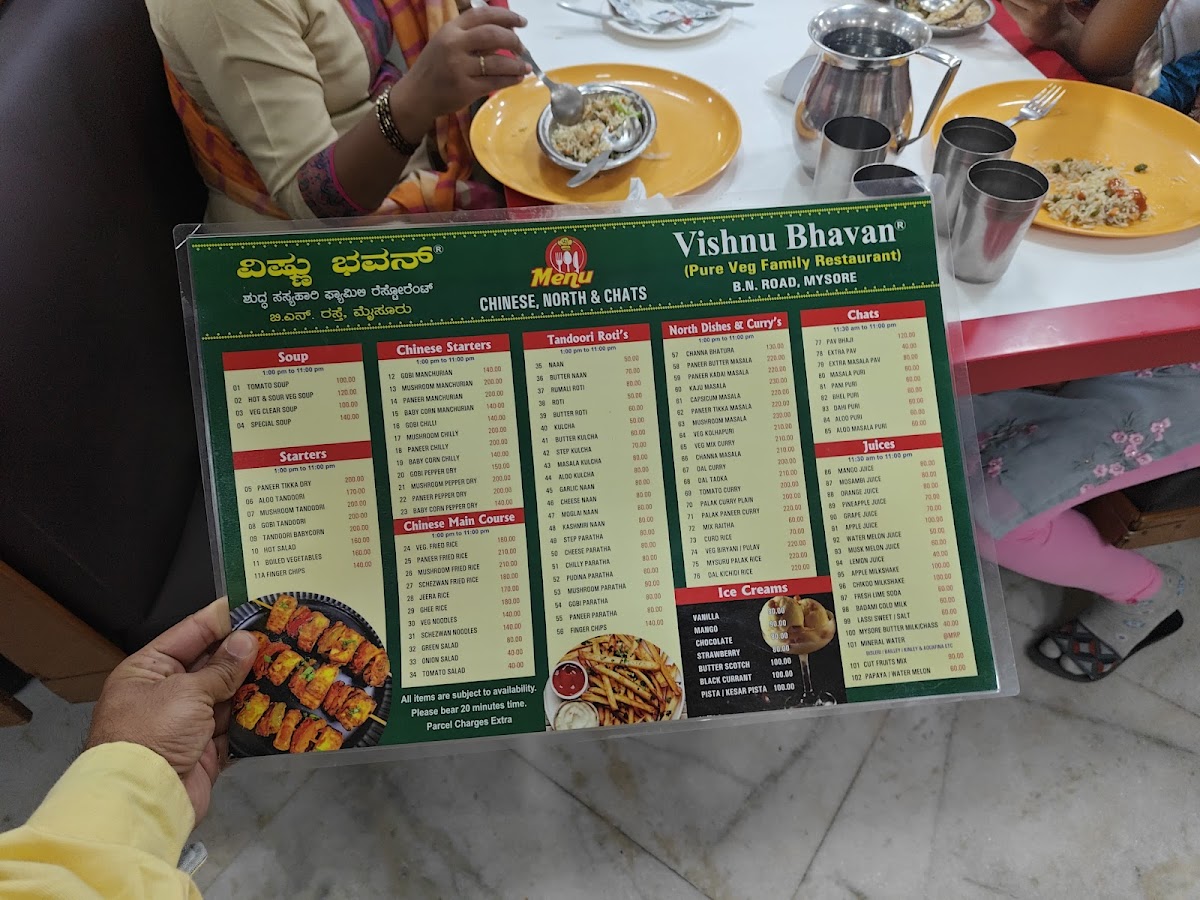 Menu Hotel Vishnu Bhavan-6