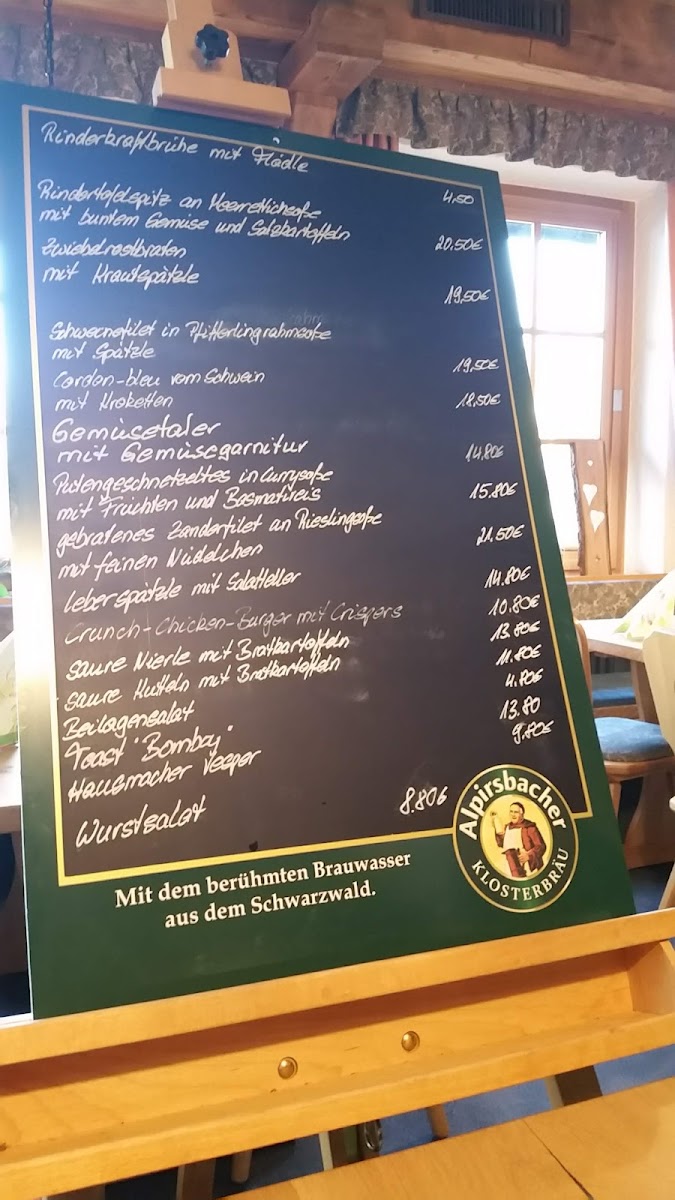 Menu Hotel Zur Krone | Bed & Breakfast-1