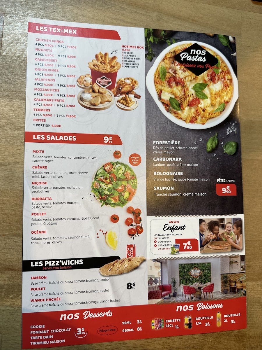 Menu Hotimes Pizza Saint Maur-1