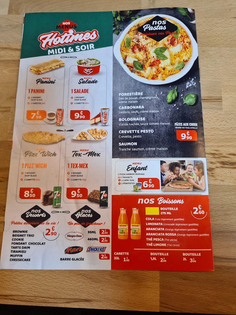 Menu Hotimes Pizza Saint Maur-2