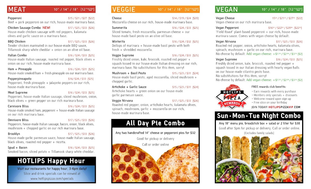 Menu Hotlips Pizza - Hawthorne-1