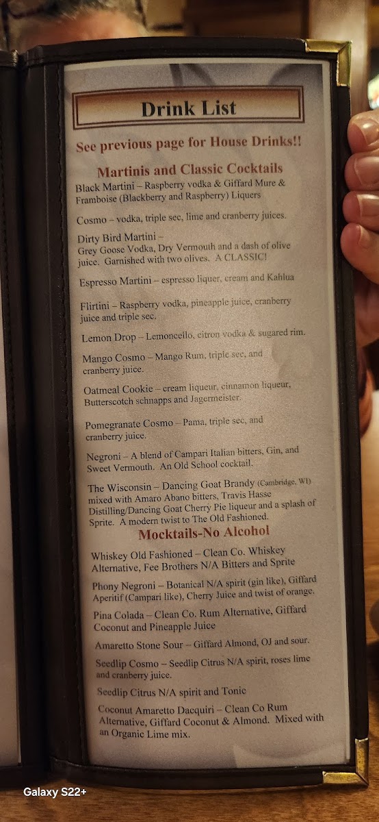Menu Houligans Steak & Seafood Pub-5