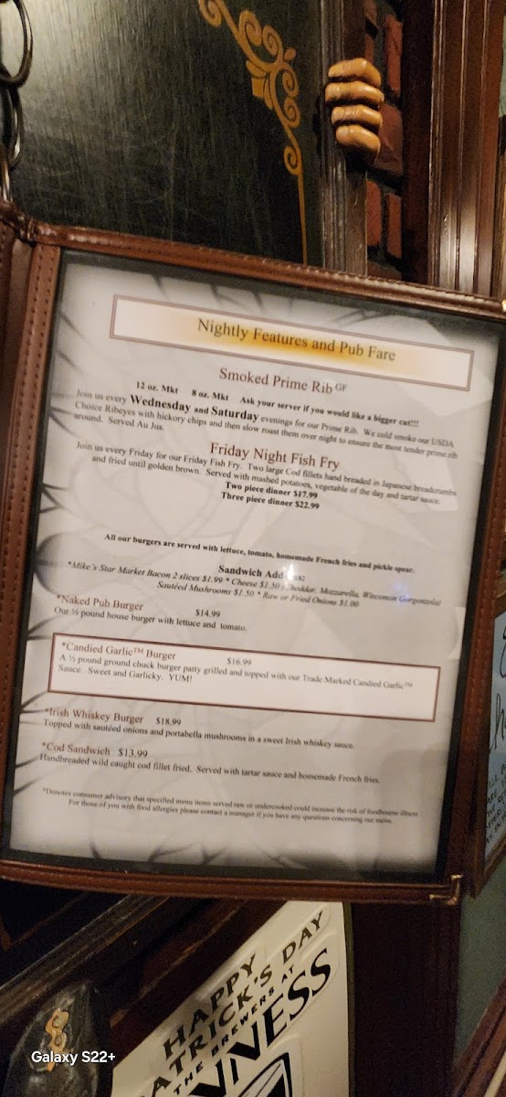 Menu Houligans Steak & Seafood Pub-9