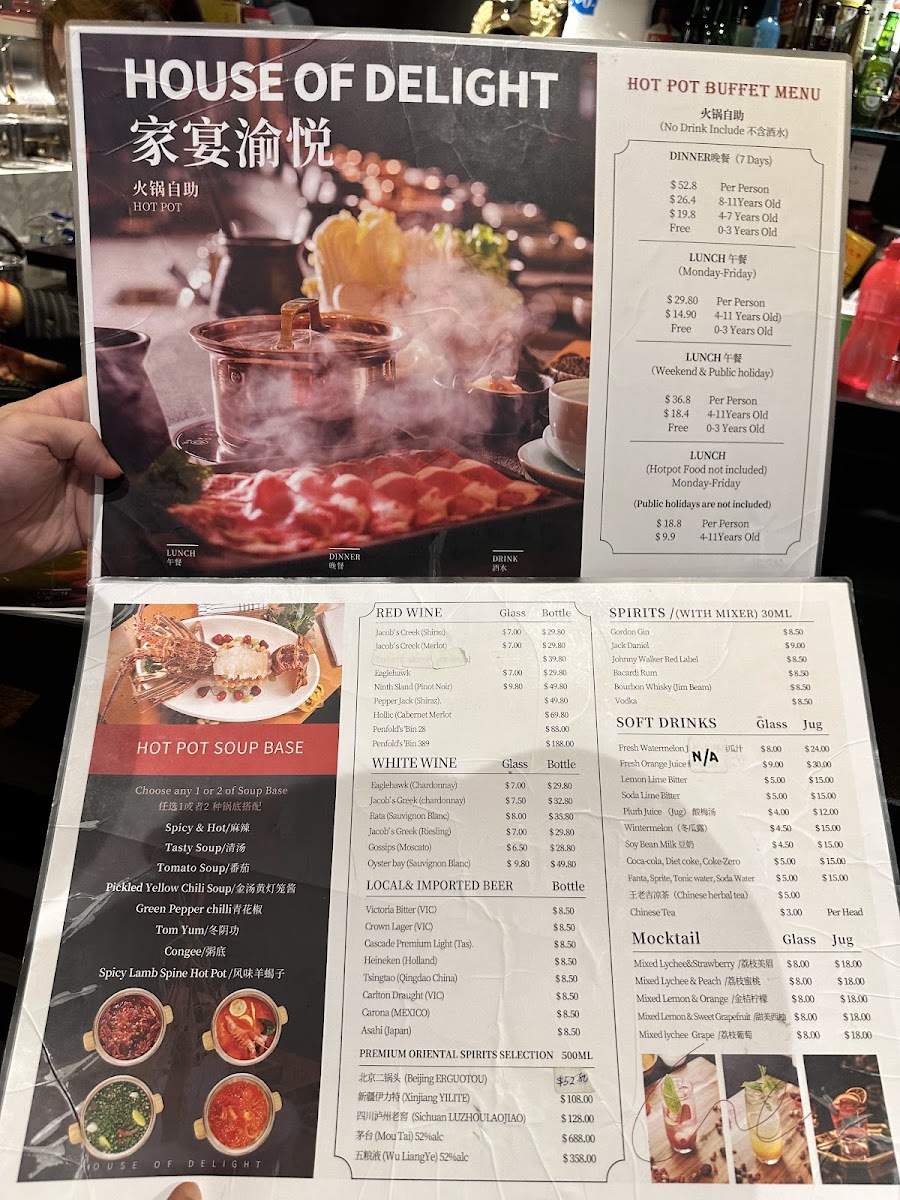 Menu House Of Delight-2