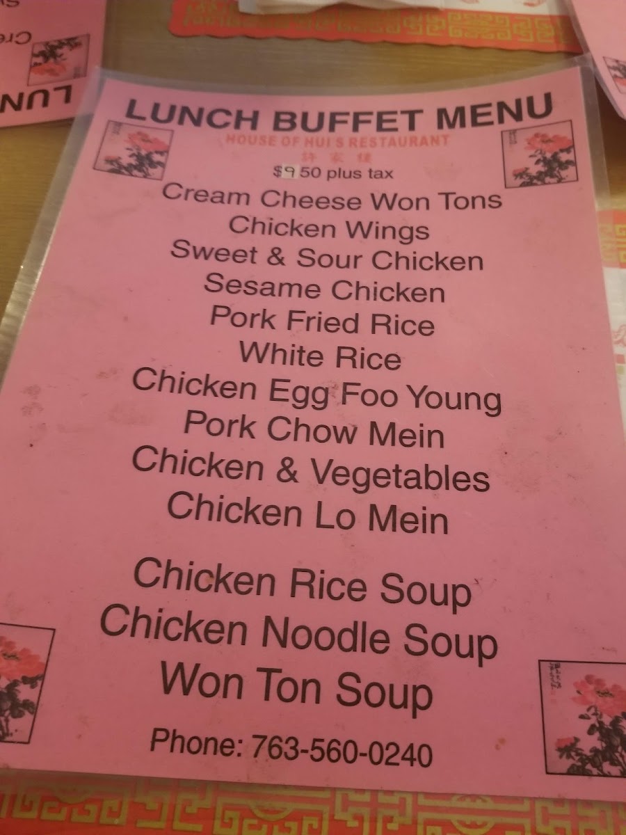 Menu House Of Hui's-10