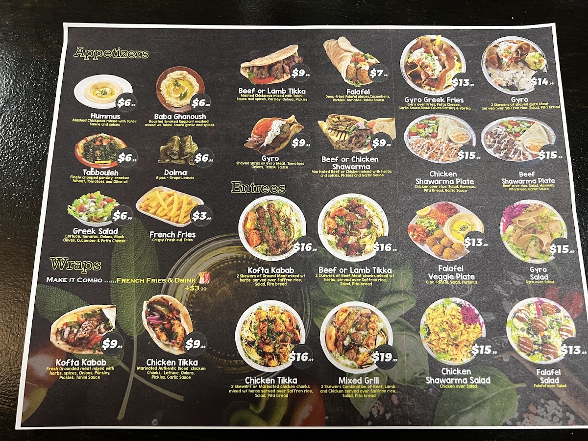 Menu House Of Kabob And Gyro-1