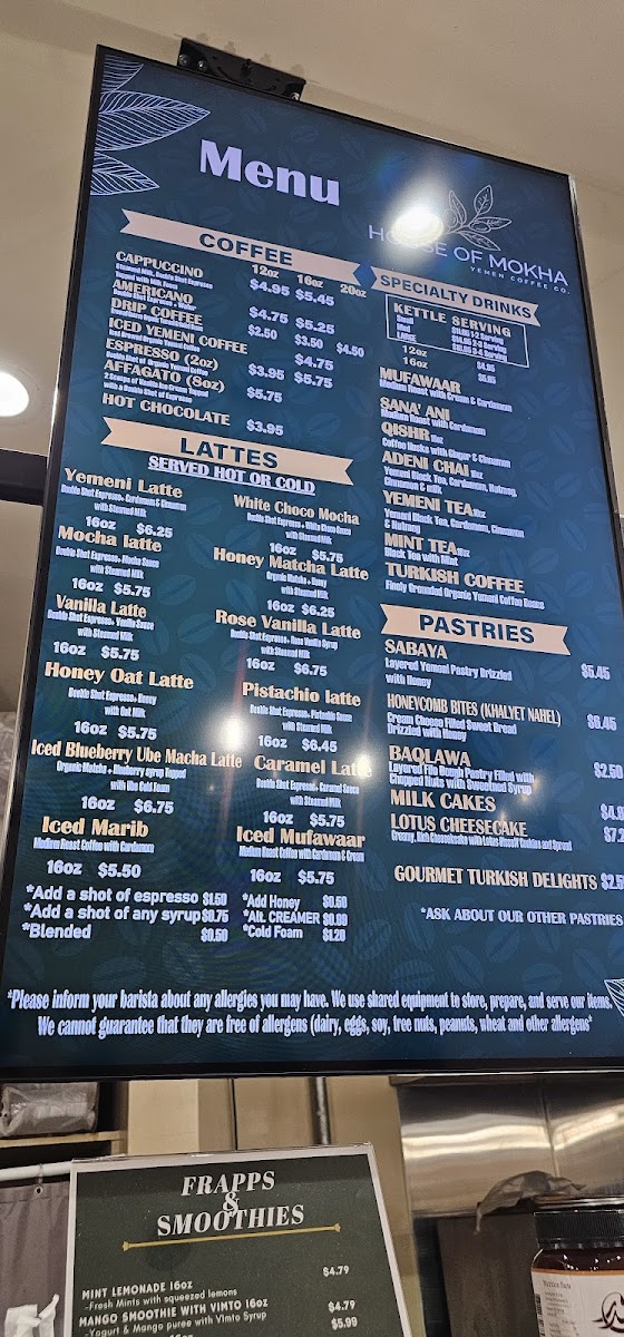 Menu House Of Mokha-10