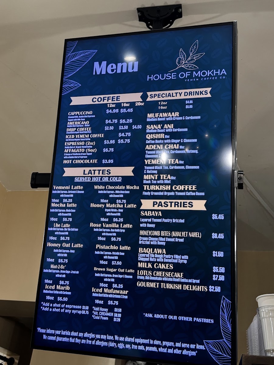 Menu House Of Mokha-3