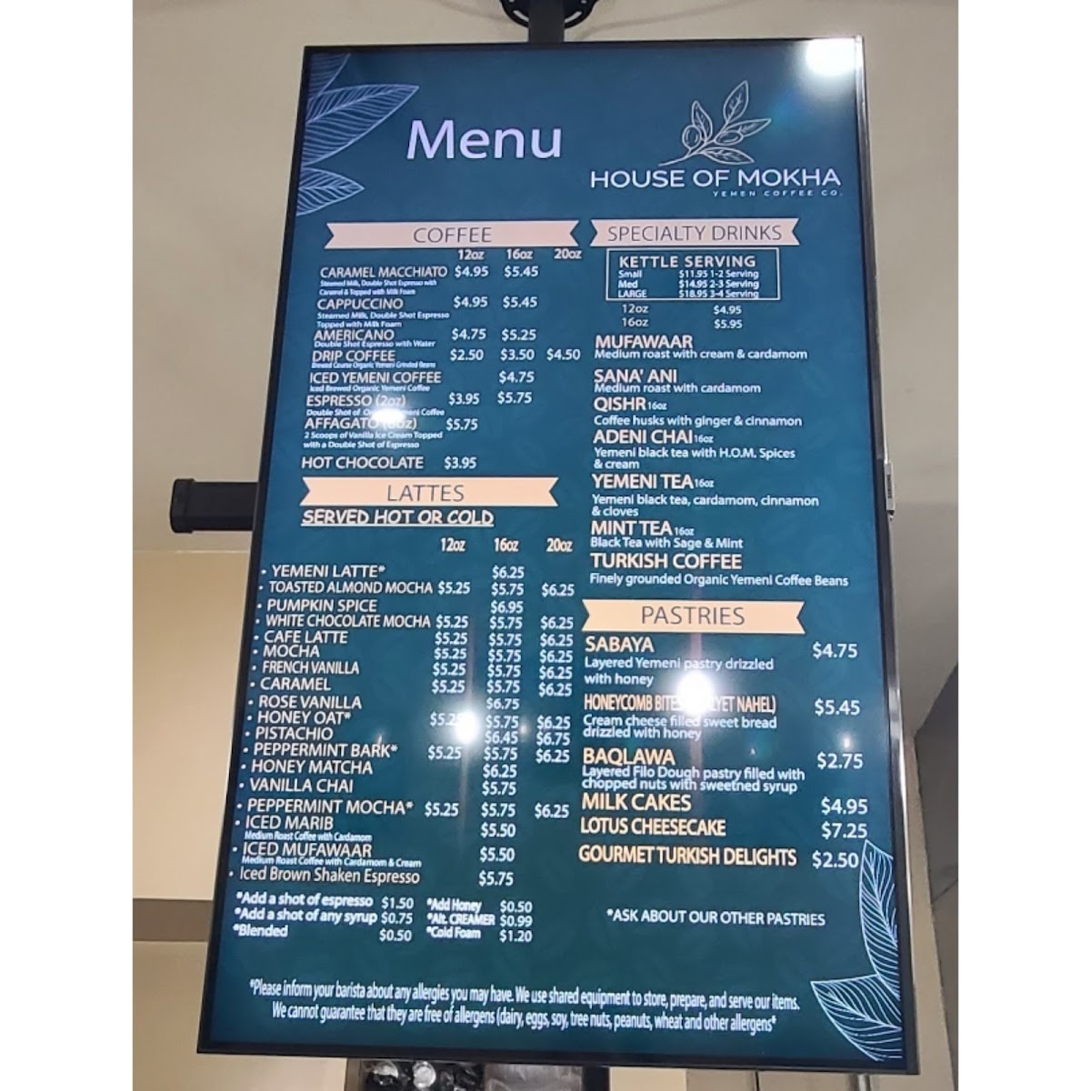 Menu House Of Mokha-4