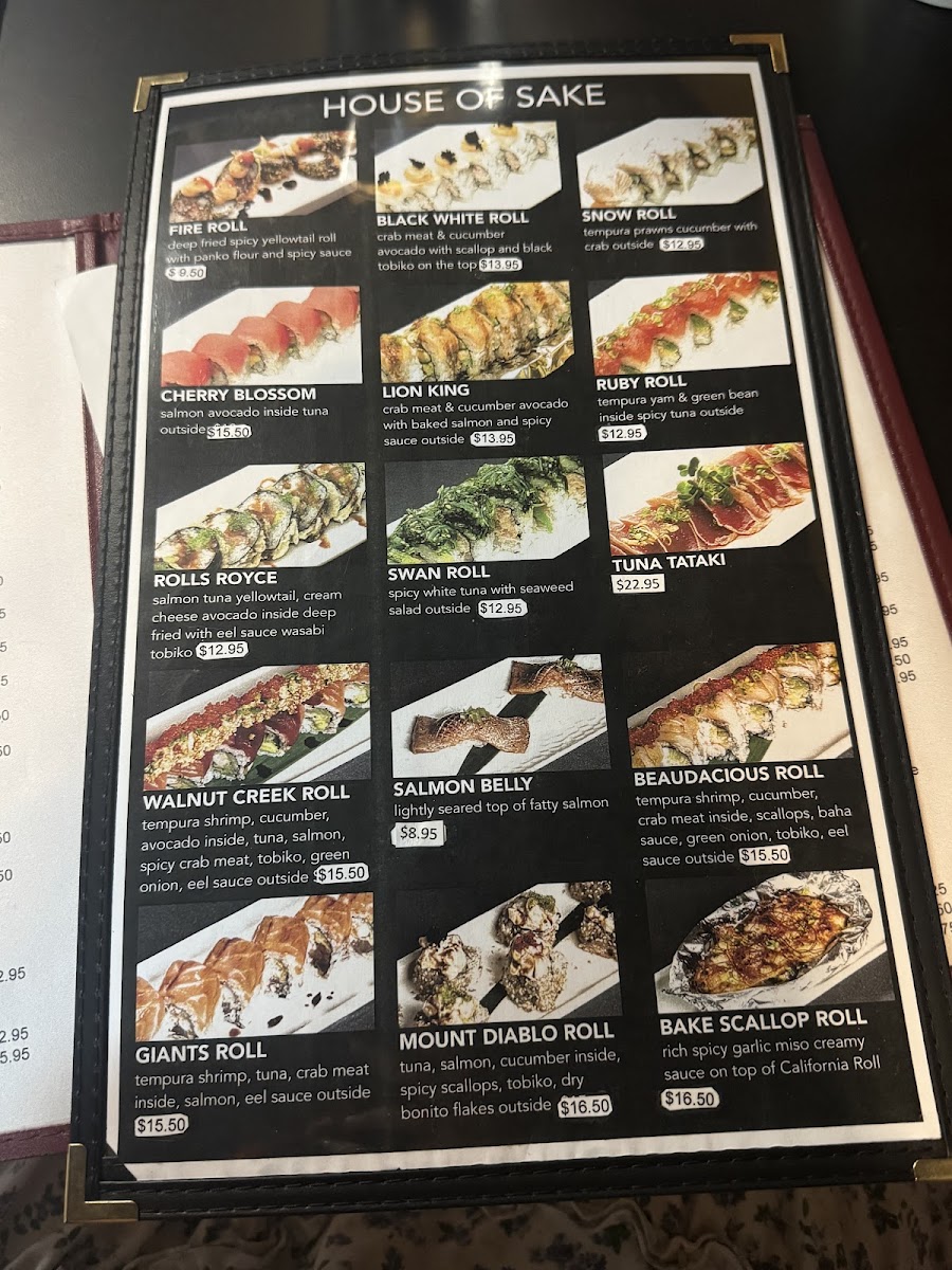 Menu House Of Sake-6
