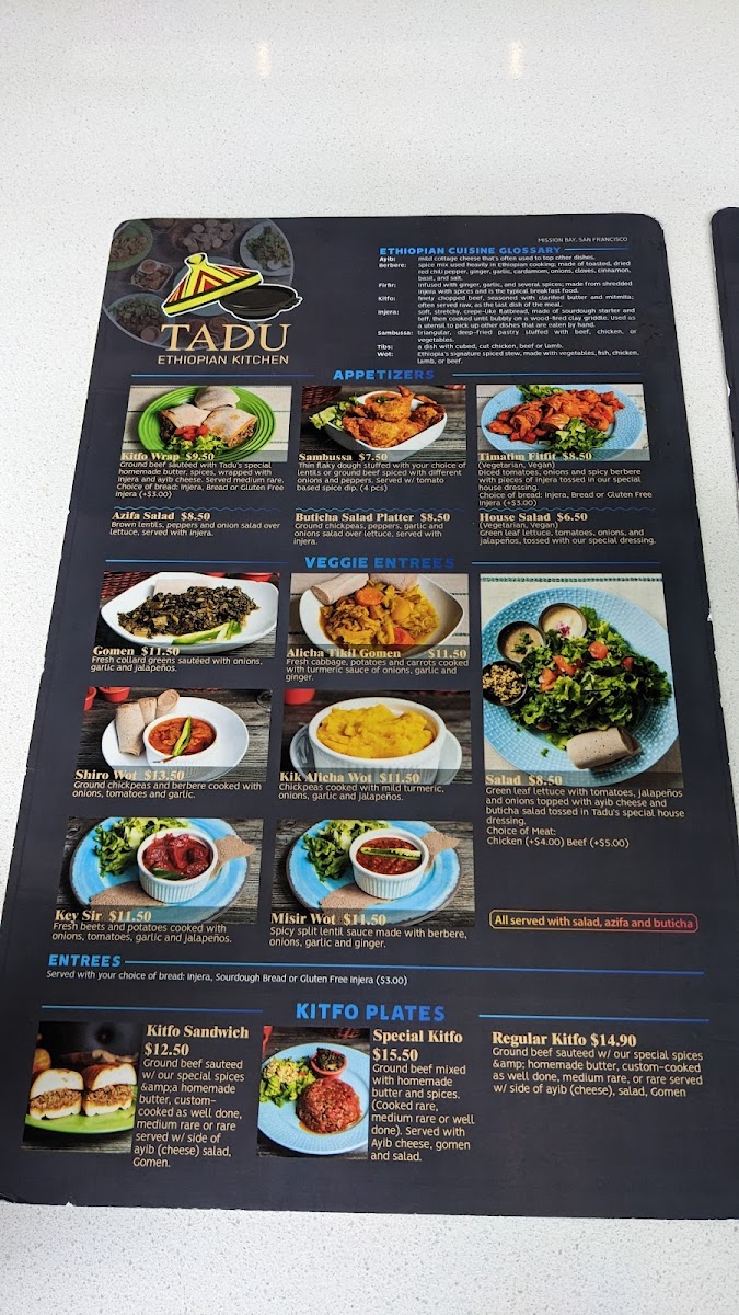 Menu House Of Tadu Ethiopian Kitchen-8