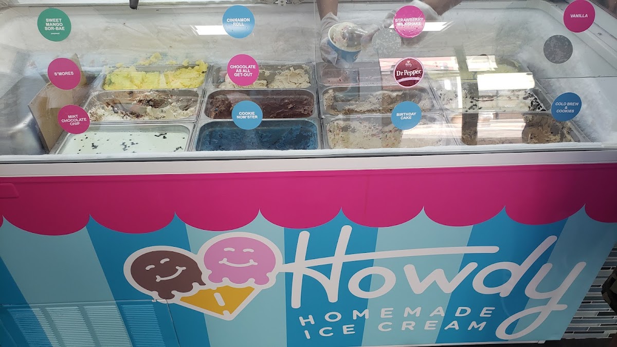 Menu Howdy Homemade Ice Cream Katy-3