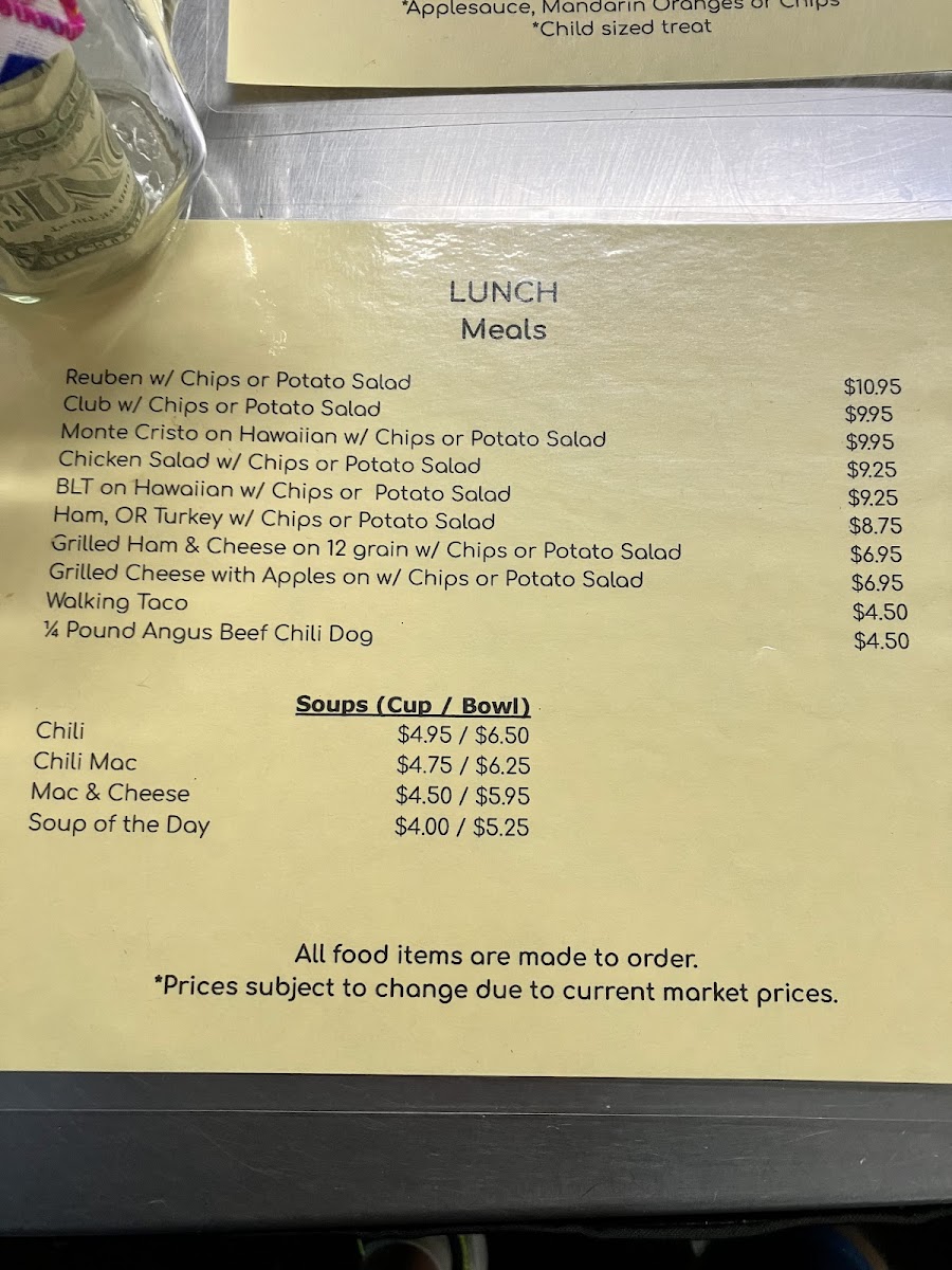 Menu Howland Bean-1