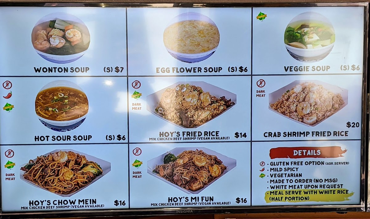 Menu Hoy's Wok Chinese Food-4