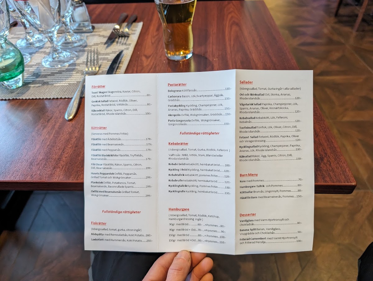 Menu Hörnet Restaurang & Pizzeria & Bar-2