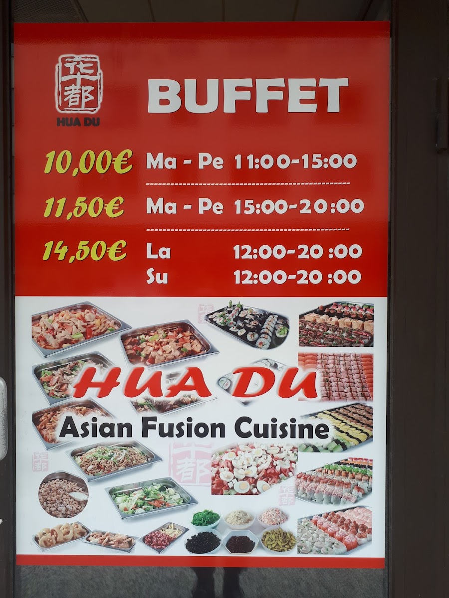 Menu Hua Du Kiinalainen Ravintola-3
