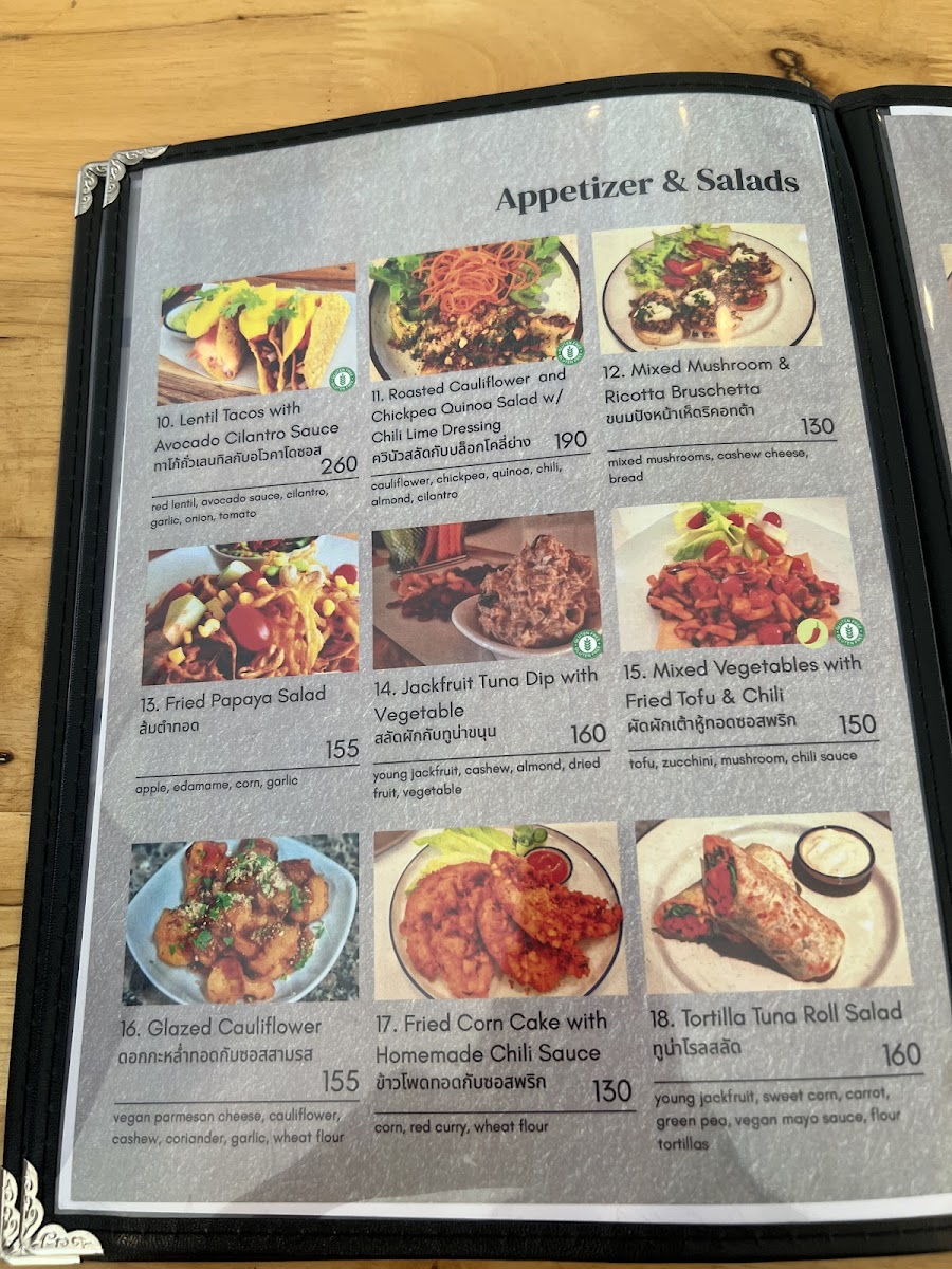Menu Hua Hin Vegan Cafe & Wine-1
