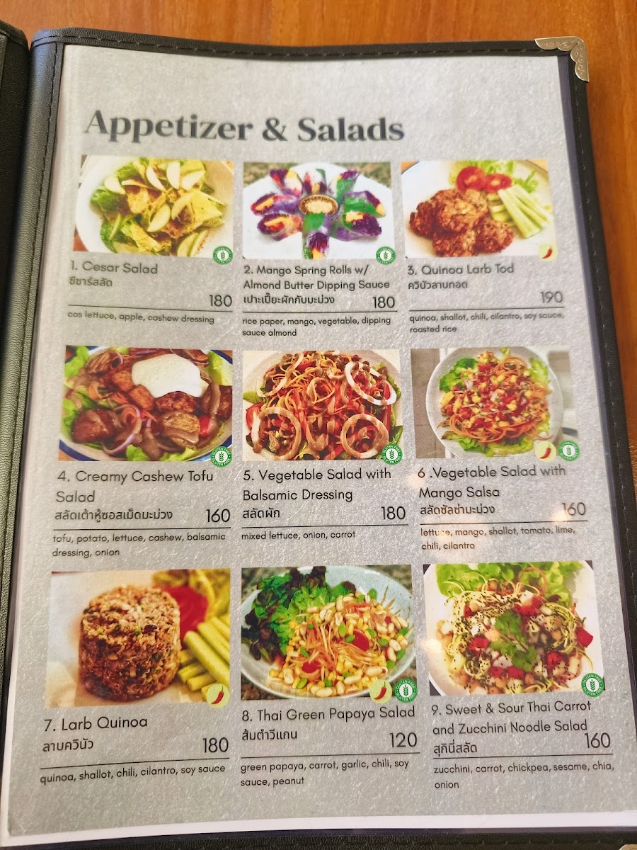 Menu Hua Hin Vegan Cafe & Wine-3