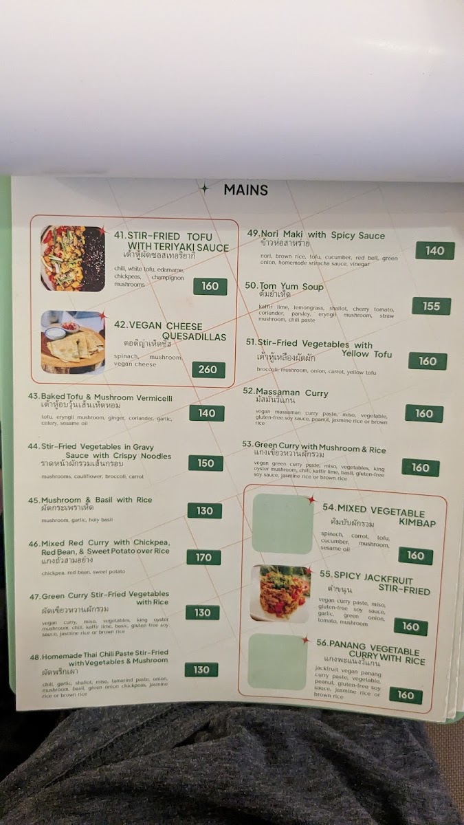 Menu Hua Hin Vegan Cafe & Wine-9