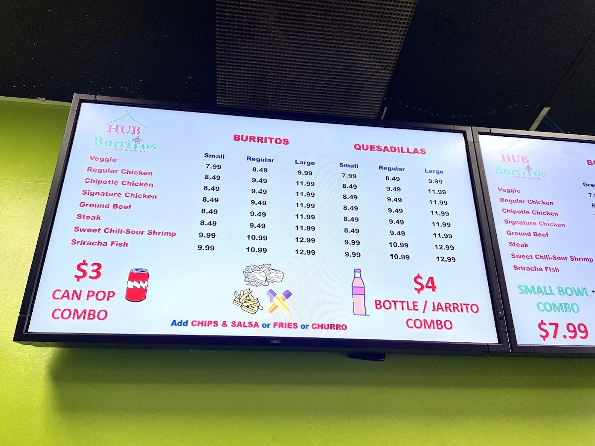 Menu Hub Burritos, Freak Shake & Paletta ( Ice Cream & Milkshakes)-2