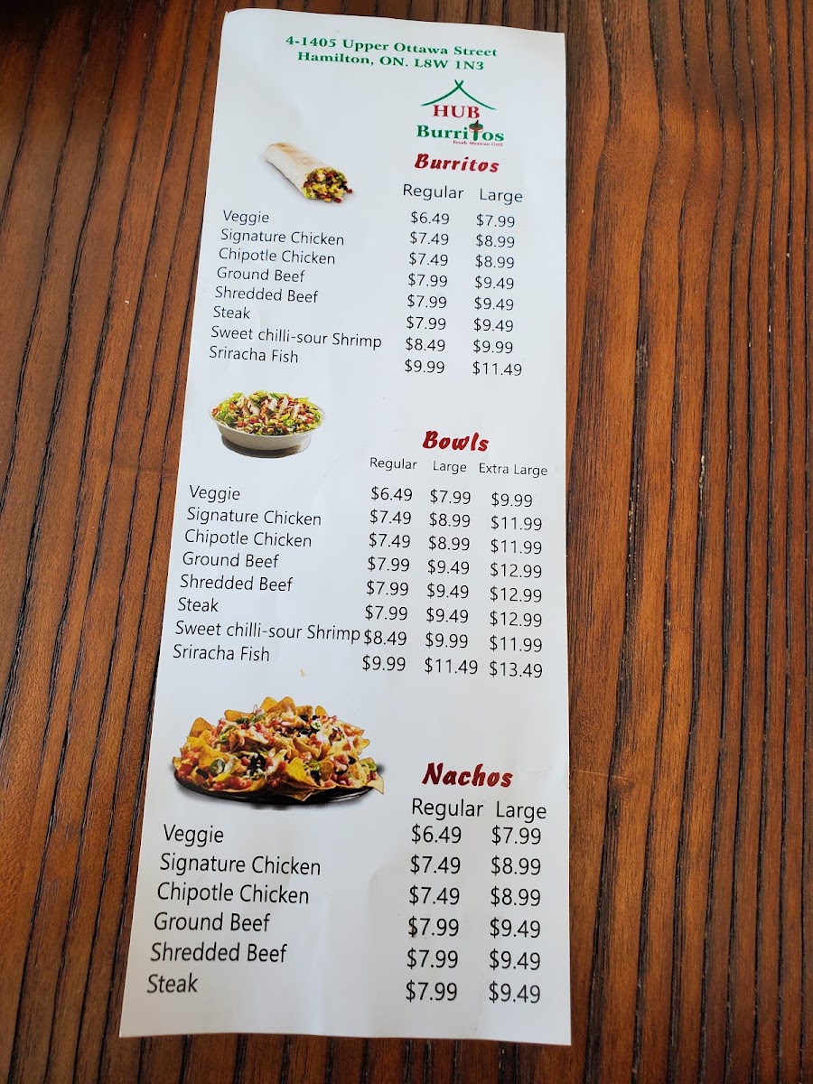 Menu Hub Burritos, Freak Shake & Paletta ( Ice Cream & Milkshakes)-3