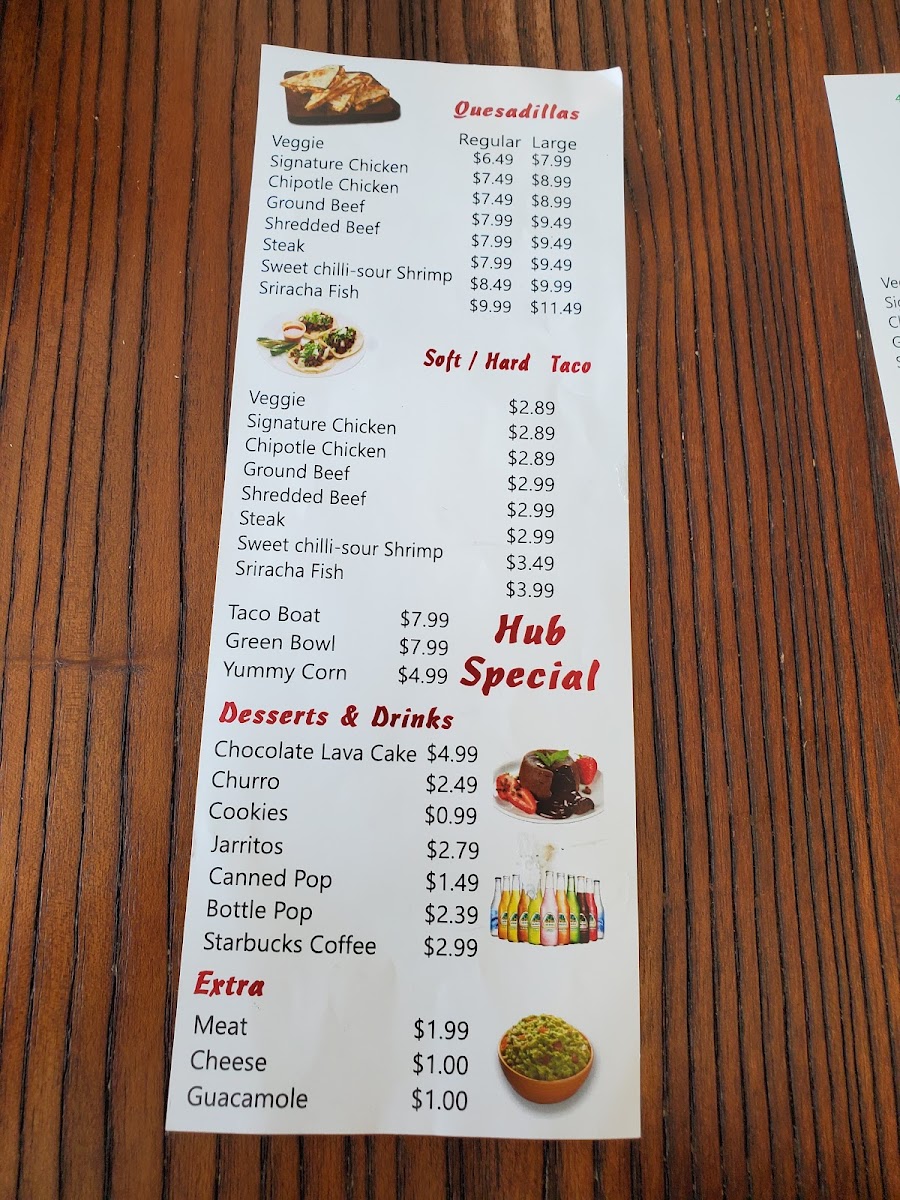 Menu Hub Burritos, Freak Shake & Paletta ( Ice Cream & Milkshakes)-4