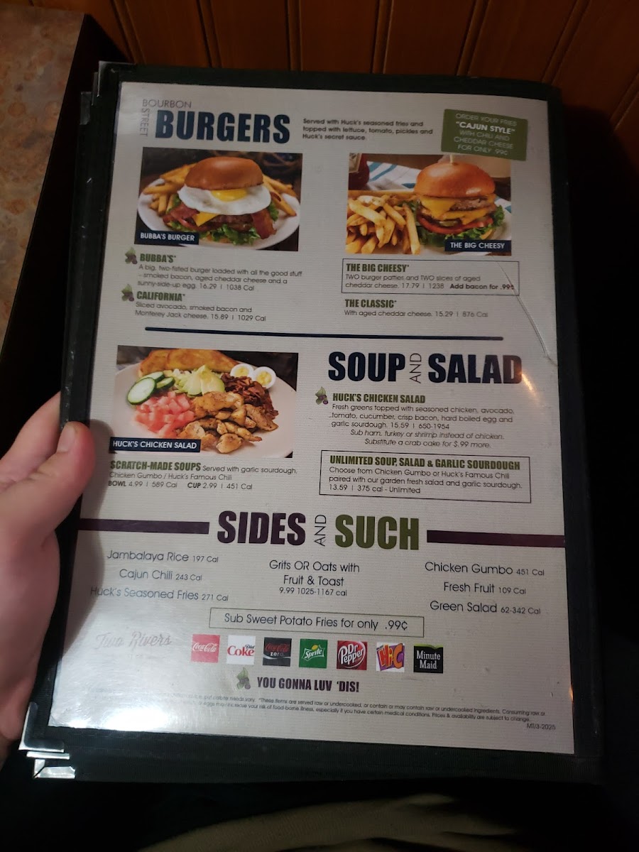 Menu Huckleberry's Breakfast & Lunch-2
