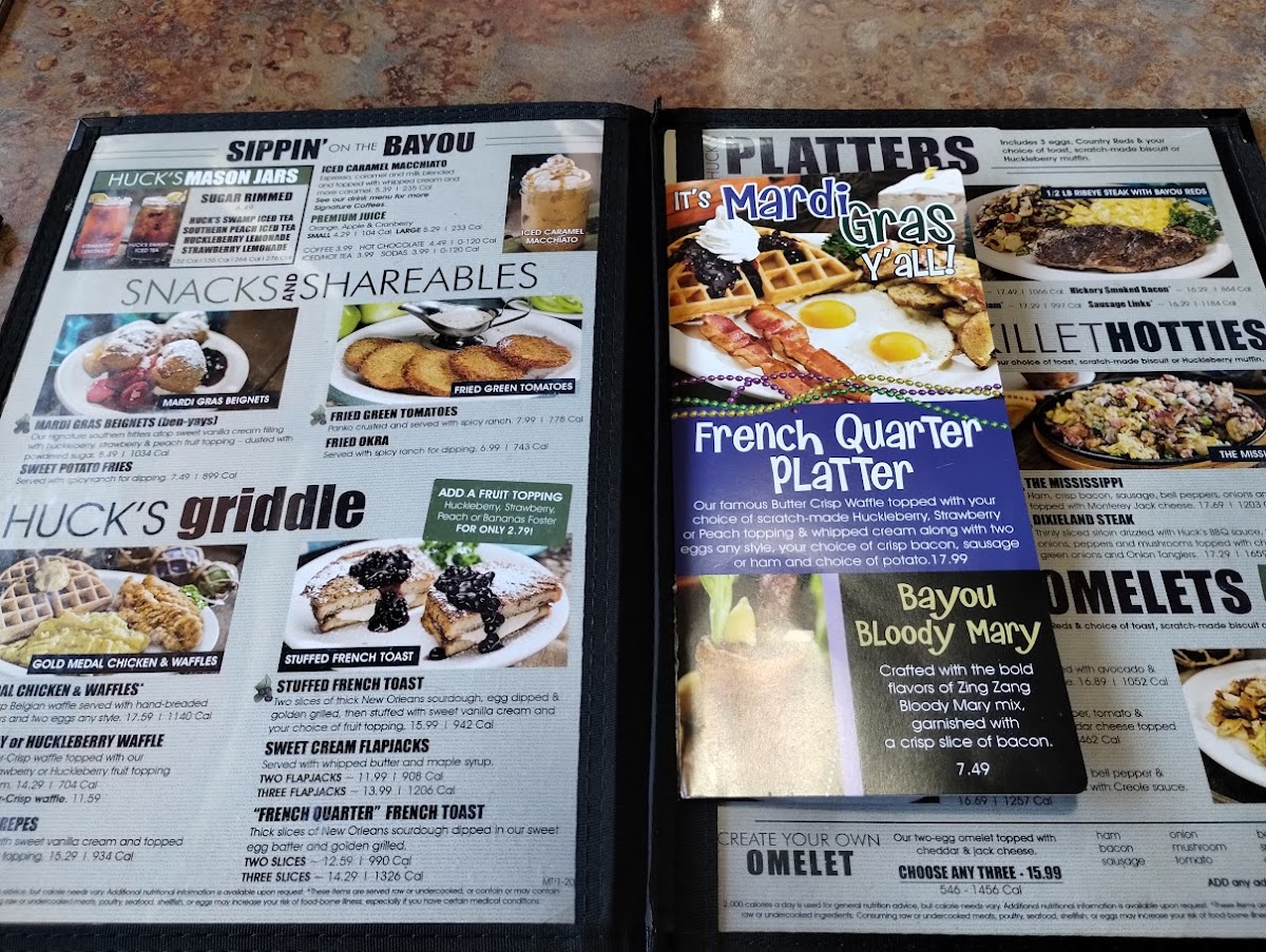 Menu Huckleberry's Breakfast & Lunch-5