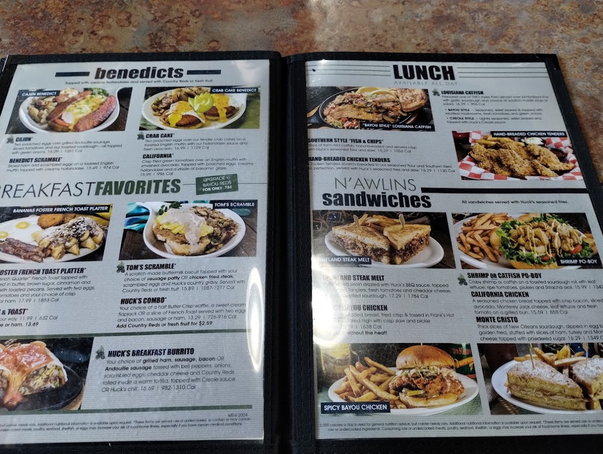 Menu Huckleberry's Breakfast & Lunch-6