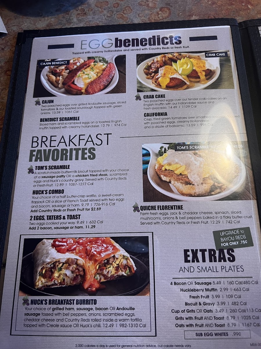 Menu Huckleberry's Breakfast & Lunch-8
