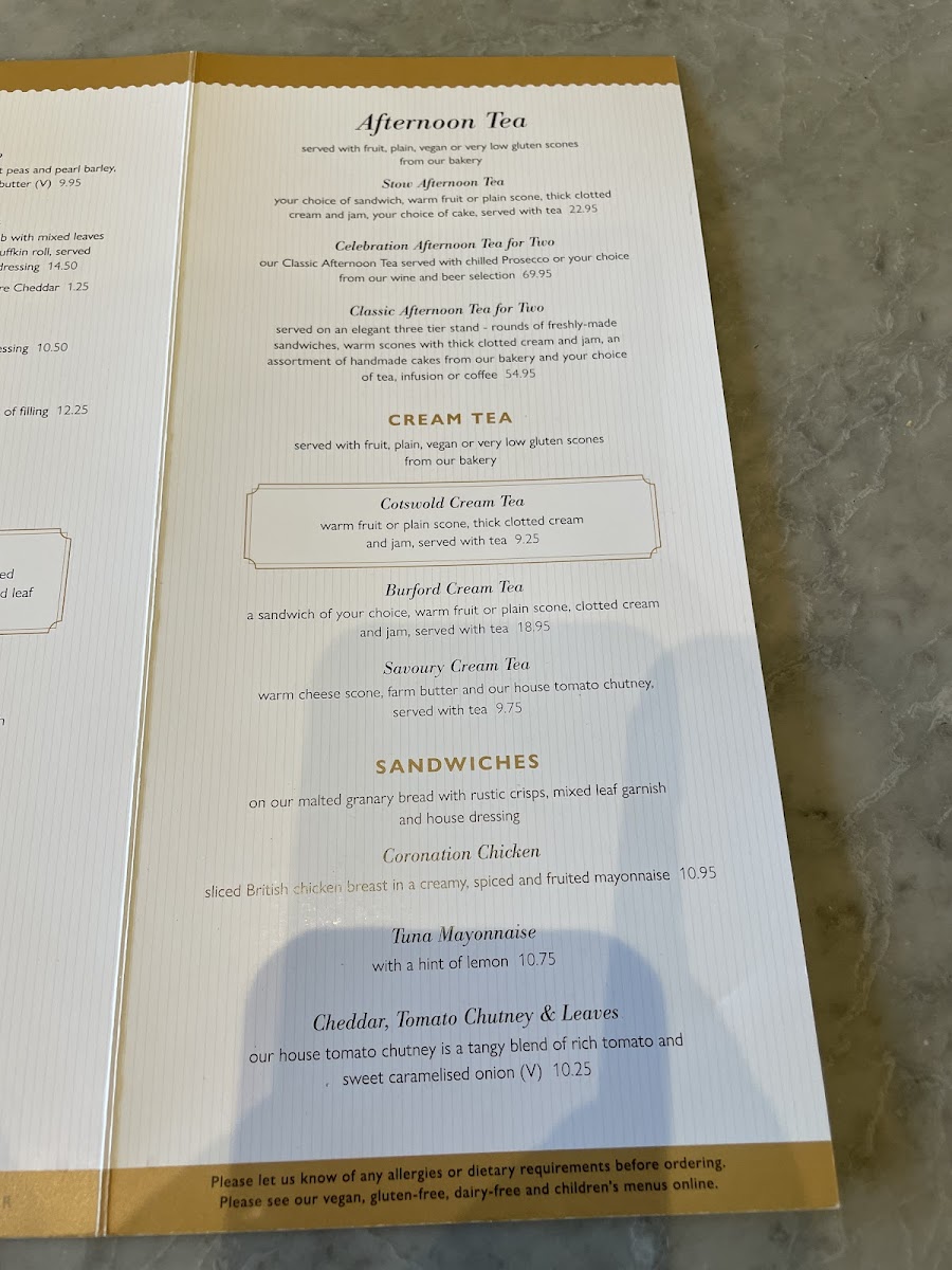 Menu Huffkins Oxford Street (Huffkins At John Lewis & Partners)-9