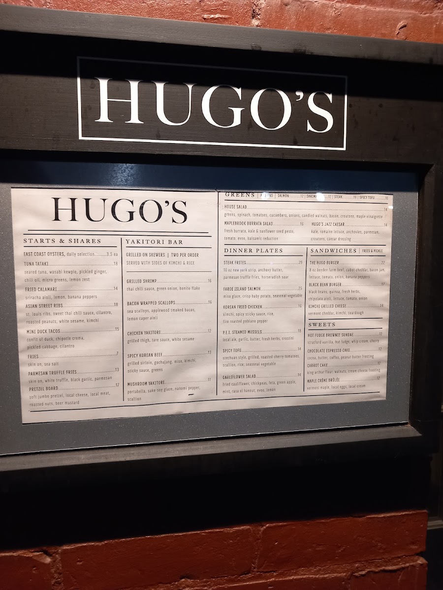 Hugo's Bar & Grill Menu-2