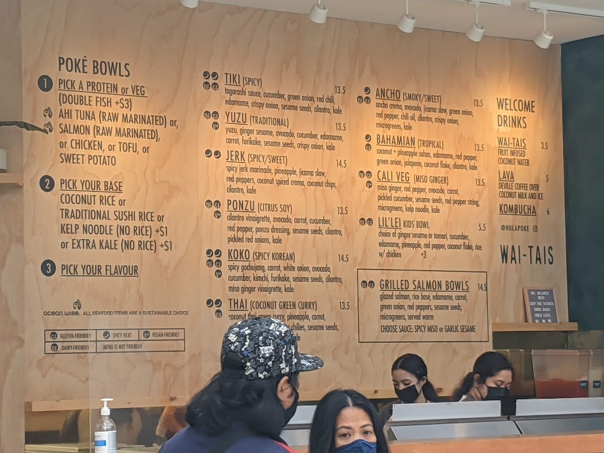 Menu Hula Poke Metrotown-5