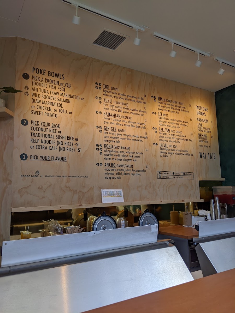 Menu Hula Poke Metrotown-7