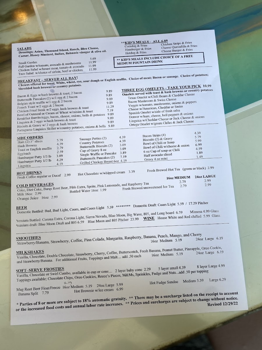 Menu Hula's-9