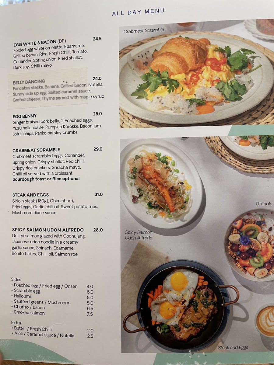Menu Humble Rays Carlton-1