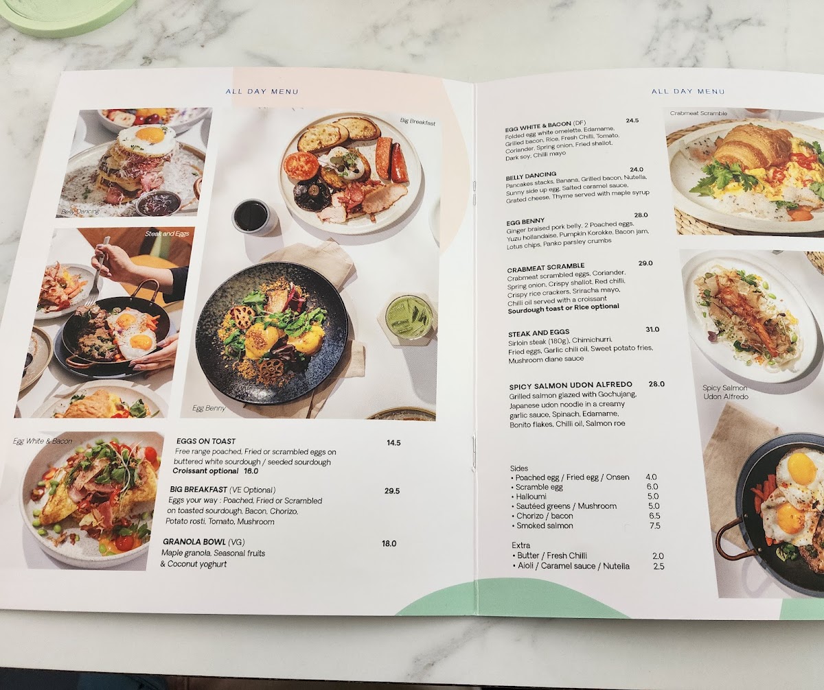 Menu Humble Rays Carlton-4