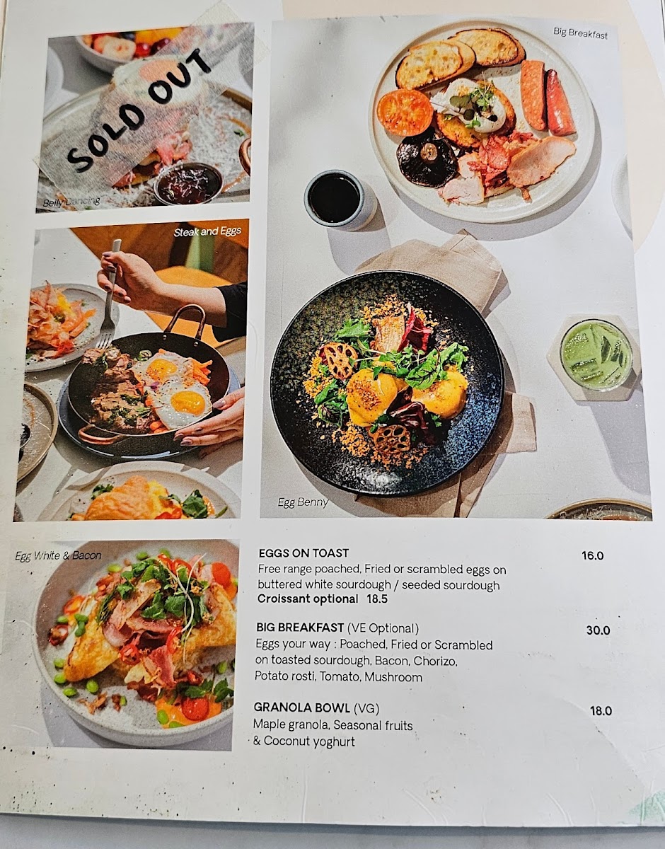Menu Humble Rays Carlton-8