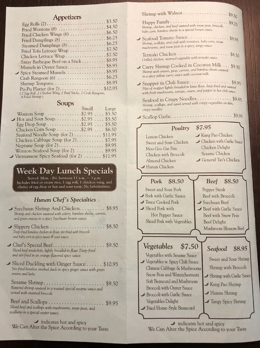 Menu Hunan Chef-4