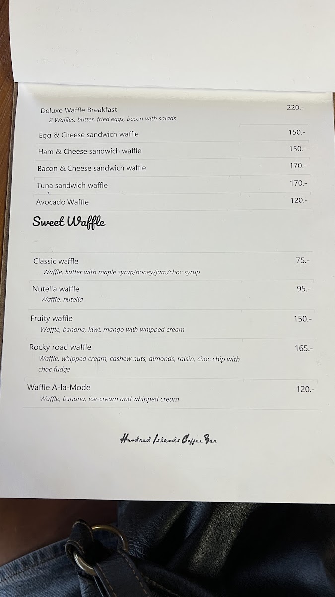 Menu Hundred Islands Coffee Bar-6