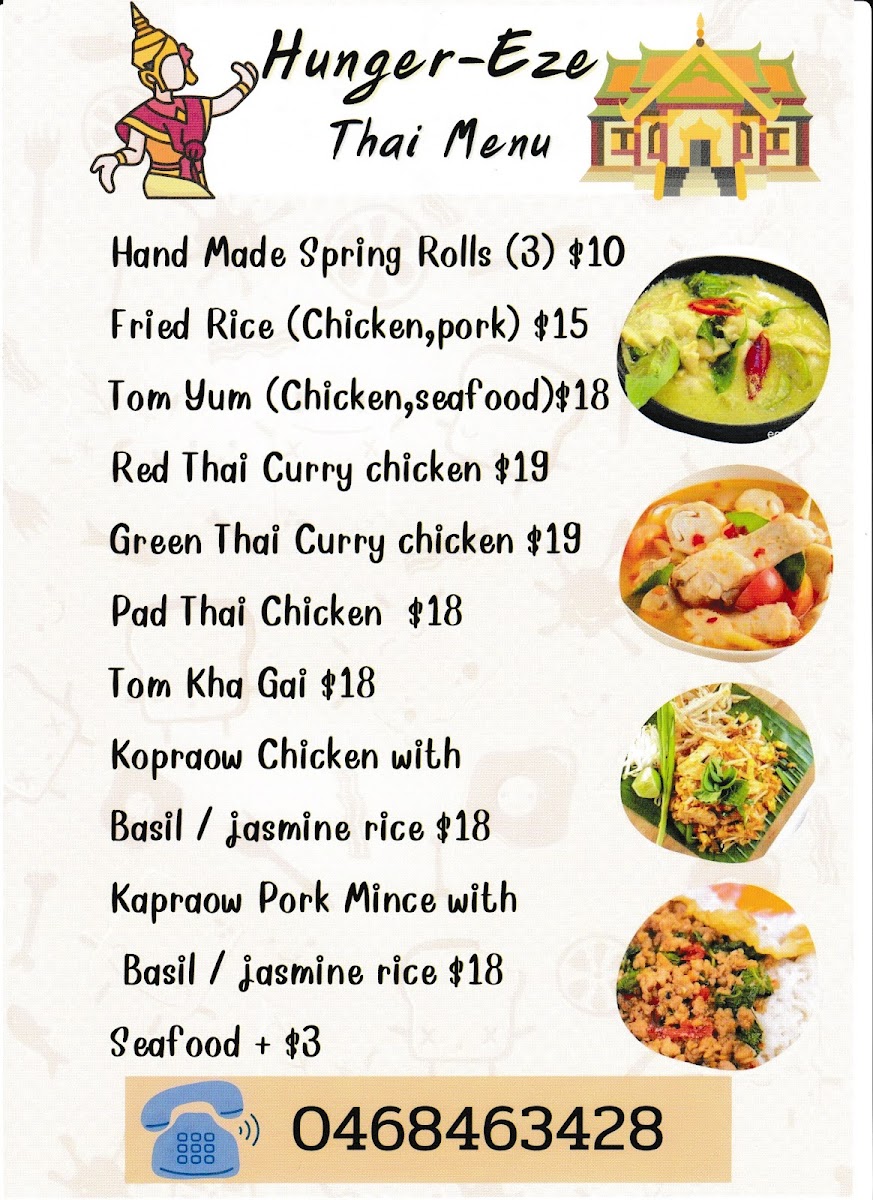Menu Hunger-Eze Takeaway-1