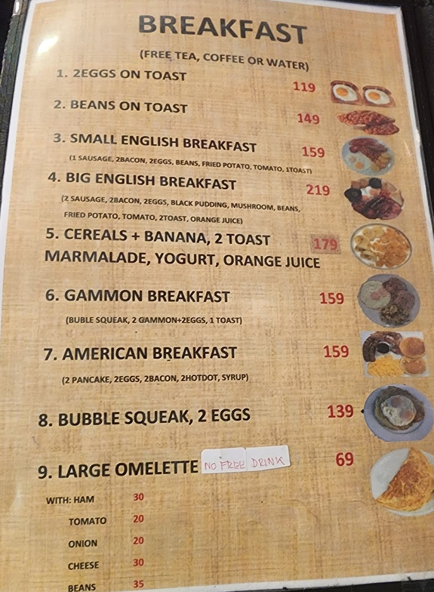 Menu Hungry Hippo Pattaya-2