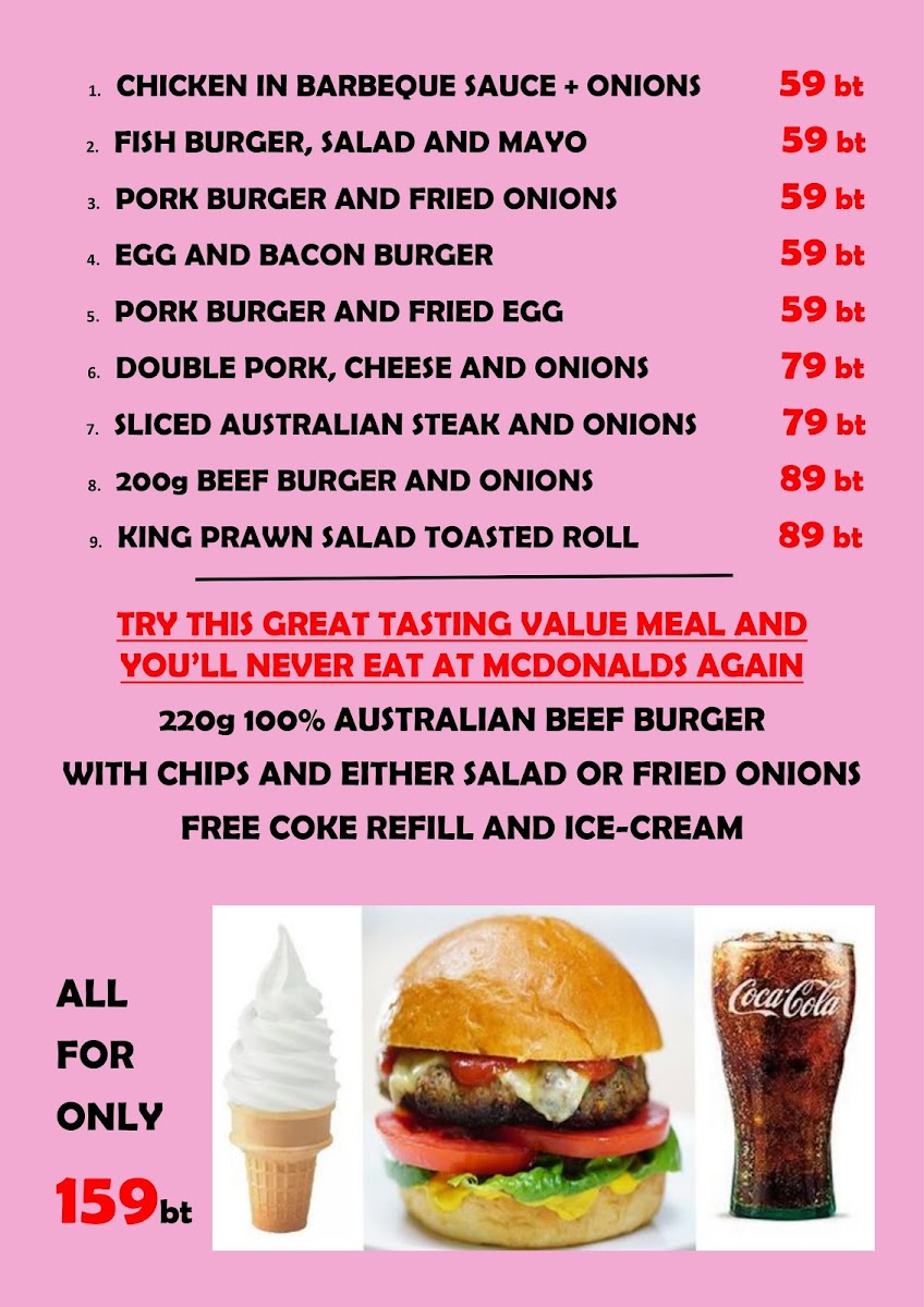 Menu Hungry Hippo Pattaya-3