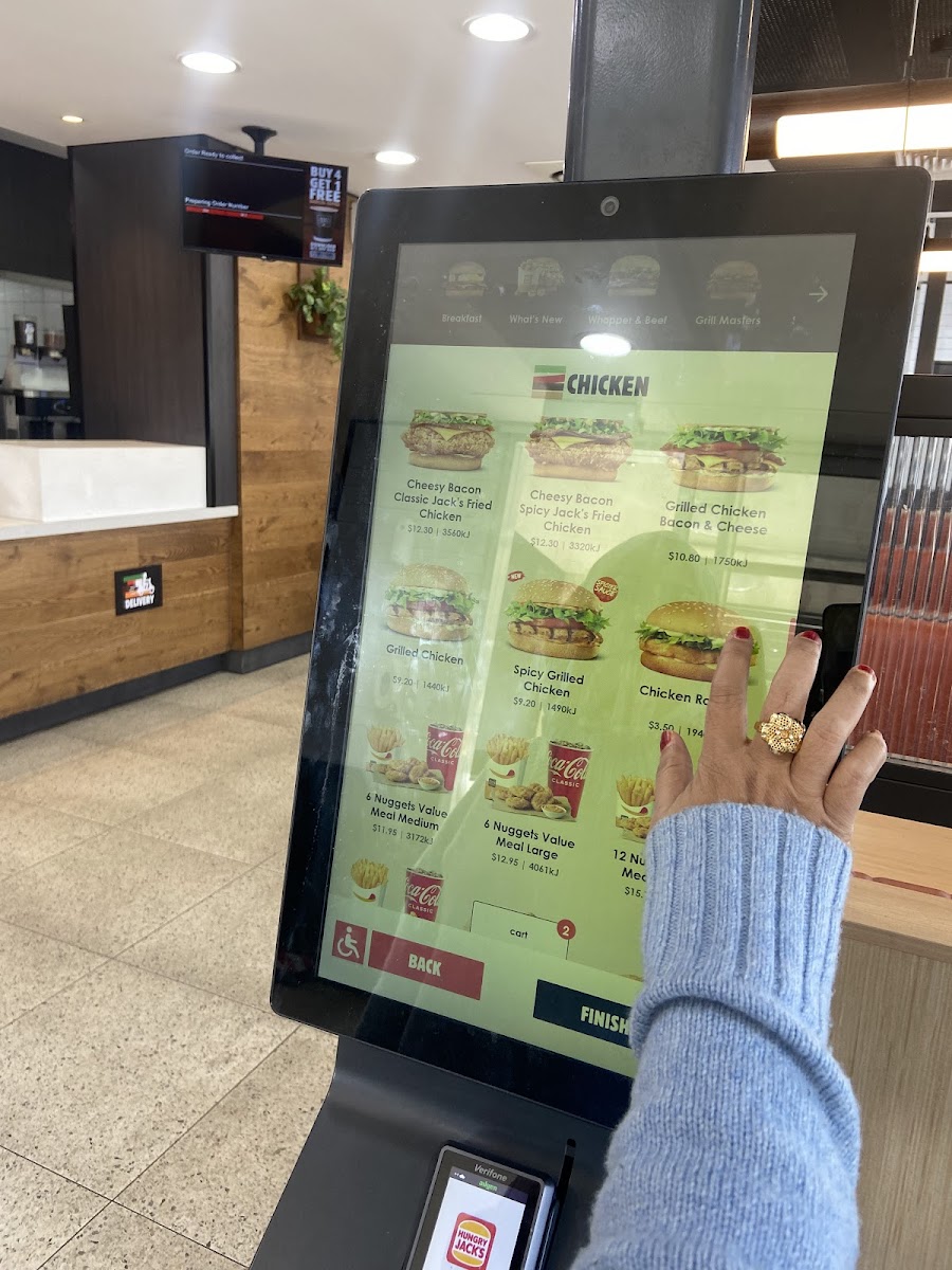 Menu Hungry Jack's Burgers Bunker Hill-4