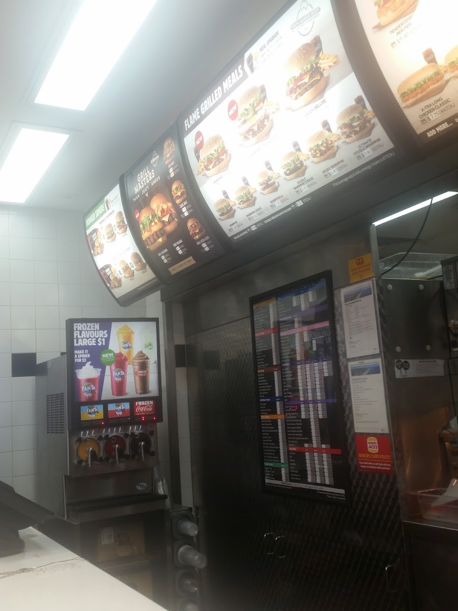 Menu Hungry Jack's Burgers Mermaid Waters-1