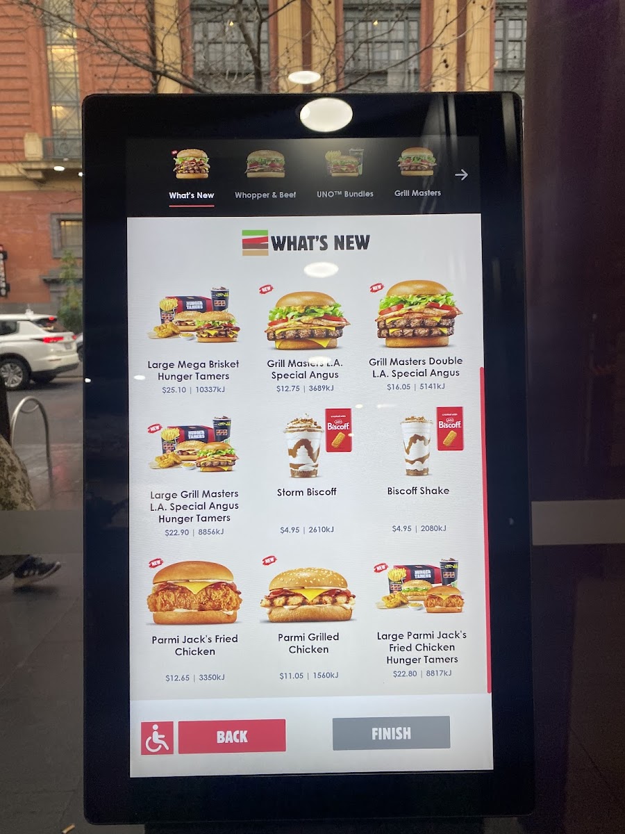 Menu Hungry Jack's Burgers Spencer Street-5